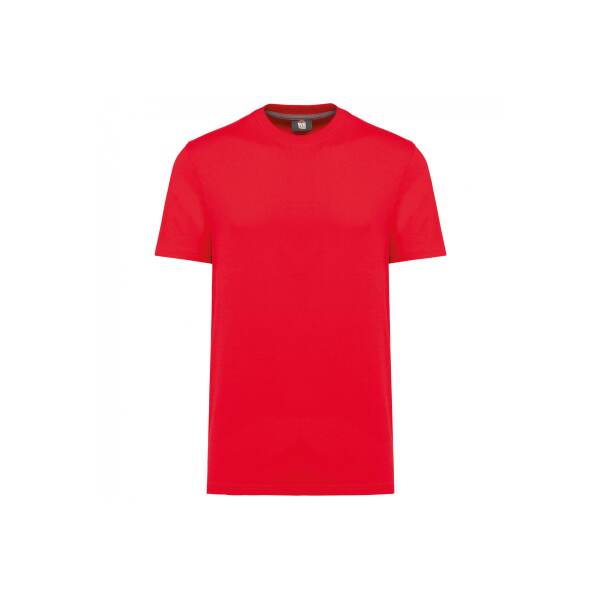 Ecologisch uniseks T-shirt met korte mouwen Red XL